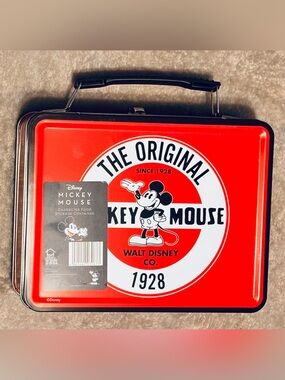 Disney Mickey Mouse & Friends Retro Style Tin Lunch Box